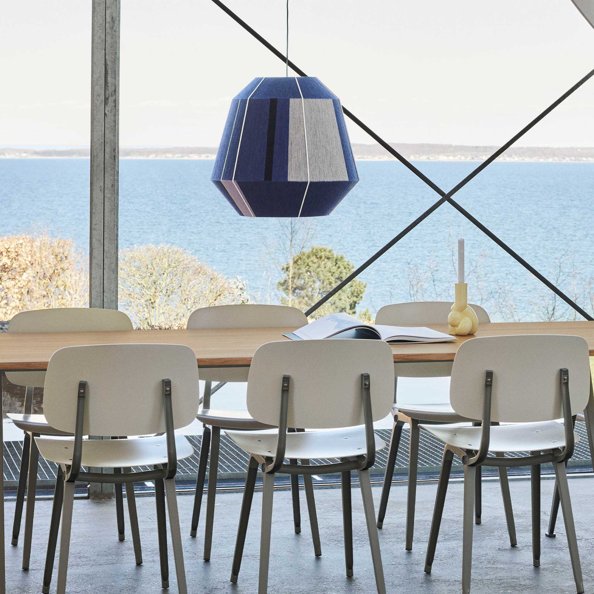 BonBon 500 Lamp Shade. Blue Tones