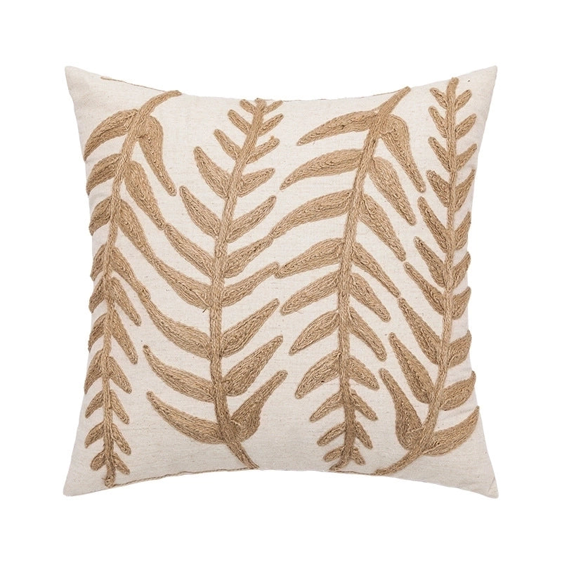 Fashion Leaf Linen Pillow Cases