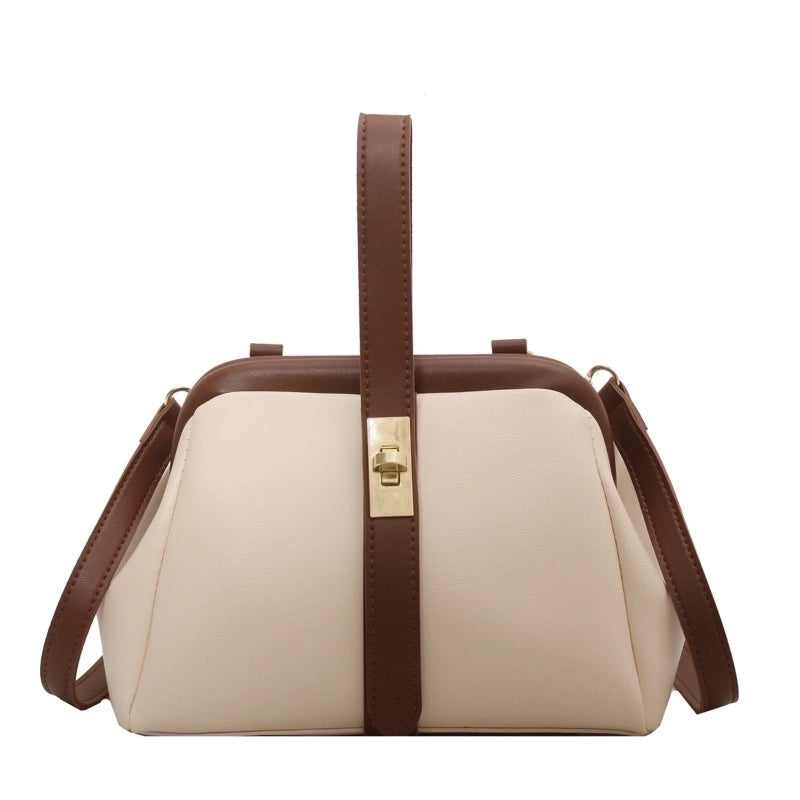 Women's Small Spring&summer Pu Leather Elegant Dome Bag