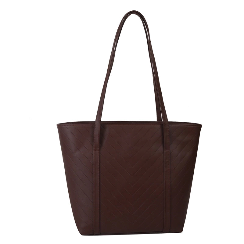 Women's All Seasons Pu Leather Basic Shoulder Bag