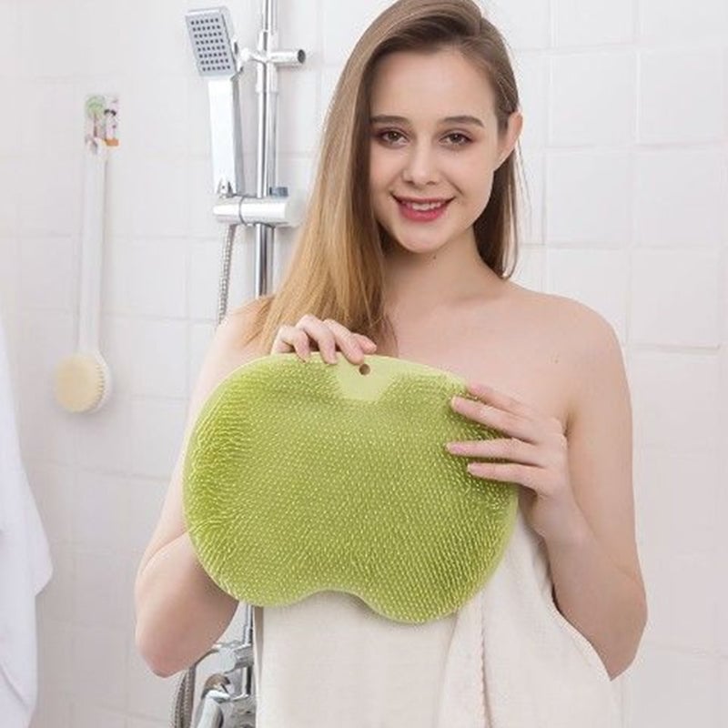 😍LAST DAY 50% OFF - Shower Foot & Back Scrubber. Massage Pad