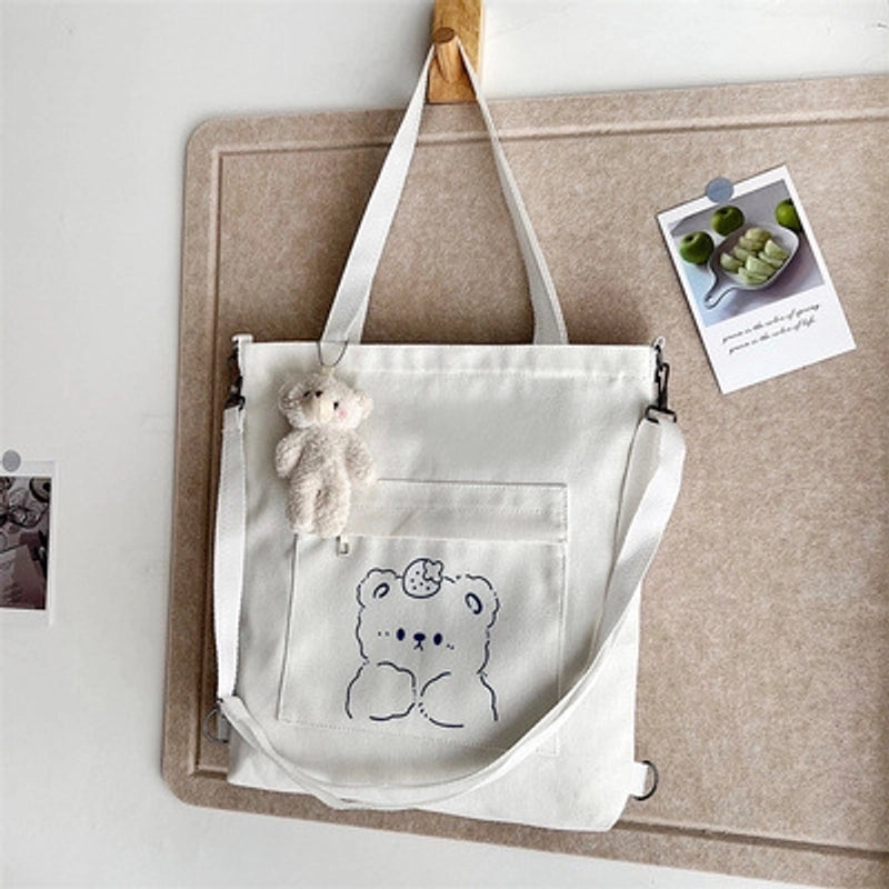 Women's Large Spring&summer Canvas Cute Shoulder Bag