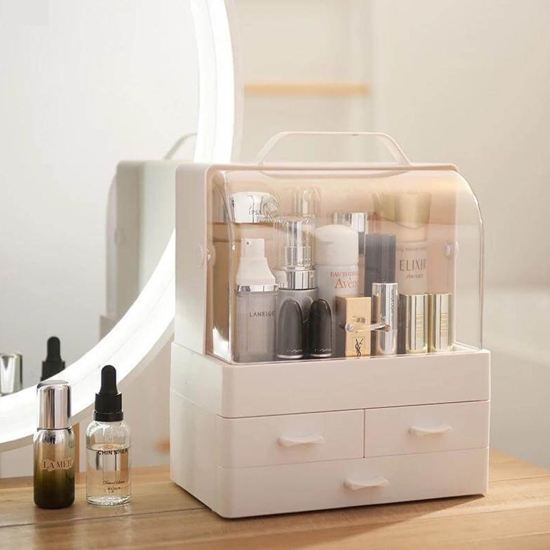 3 Drawer Modern Cosmetic And Makeup Organizer