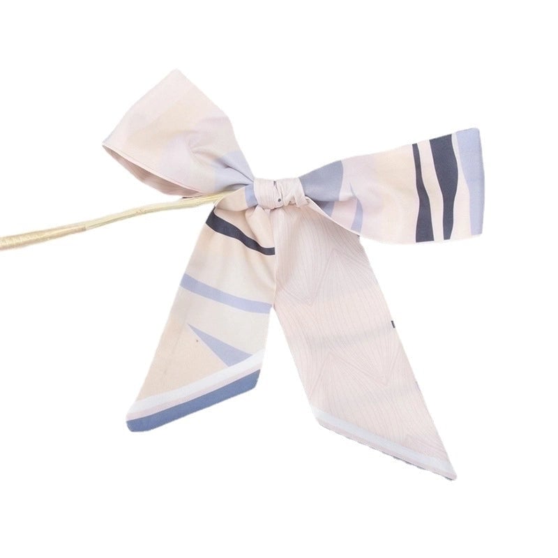 Women's Casual Minimalist Printing Plaid Flower Polyester Hair Band