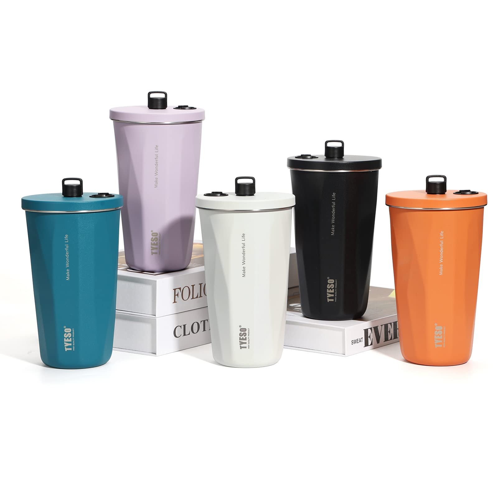 20oz/600ml Stainless Steel Iced Coffee Cup