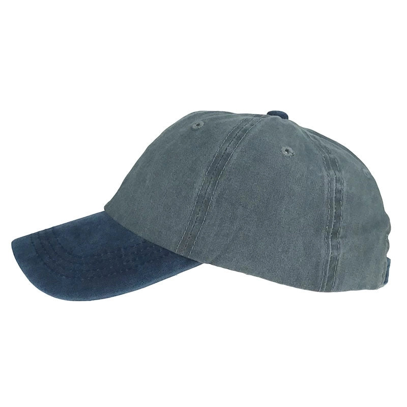 Summer And Autumn Outdoor Peaked Cap Female Couple Distressed Washed Baseball Cap Men's And Women's Pure Cotton Light Board Sun Hat