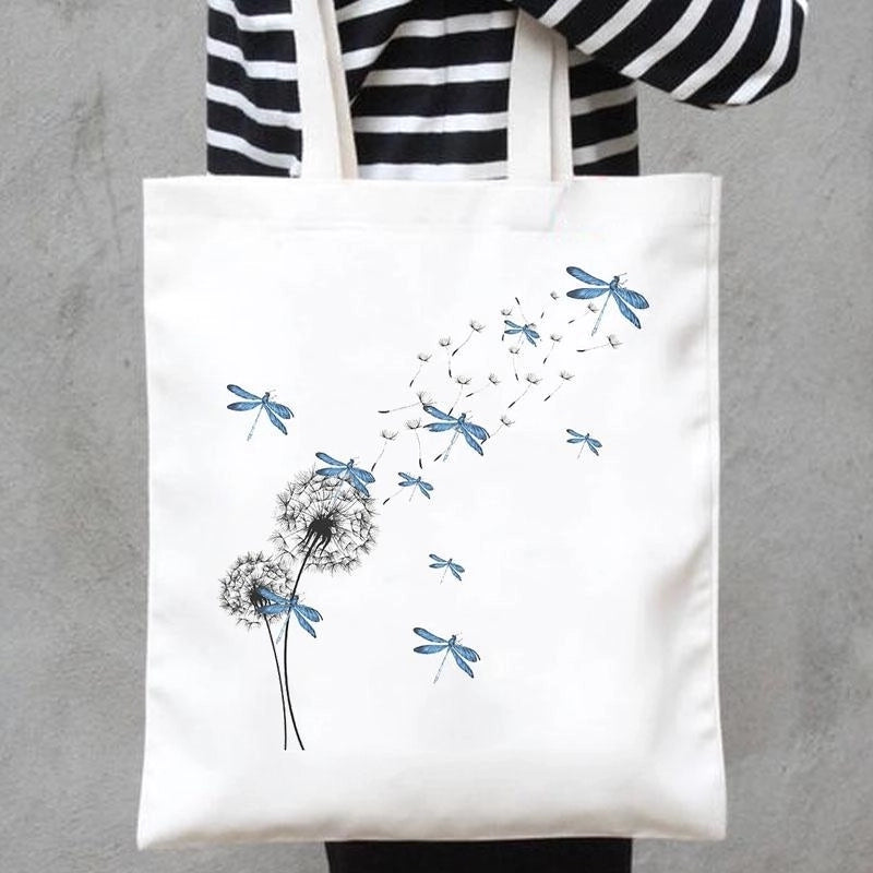 Women's Minimalist Butterfly Shopping Bags