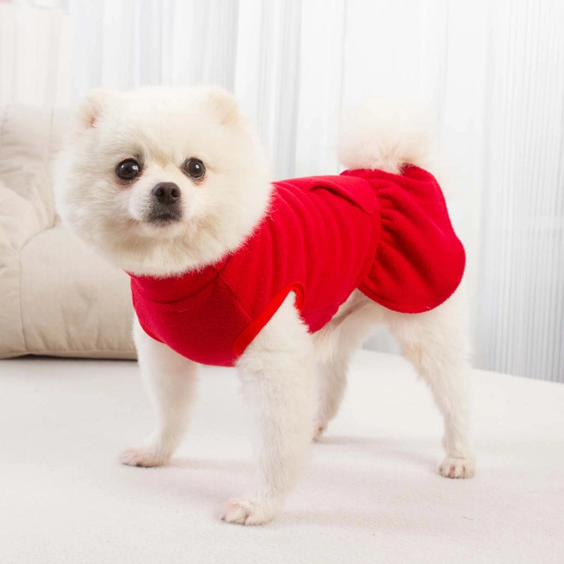 Plush Dog Clothes Autumn/winter Princess Dress Pet Apparel Teddy Small Dog Manufacturer