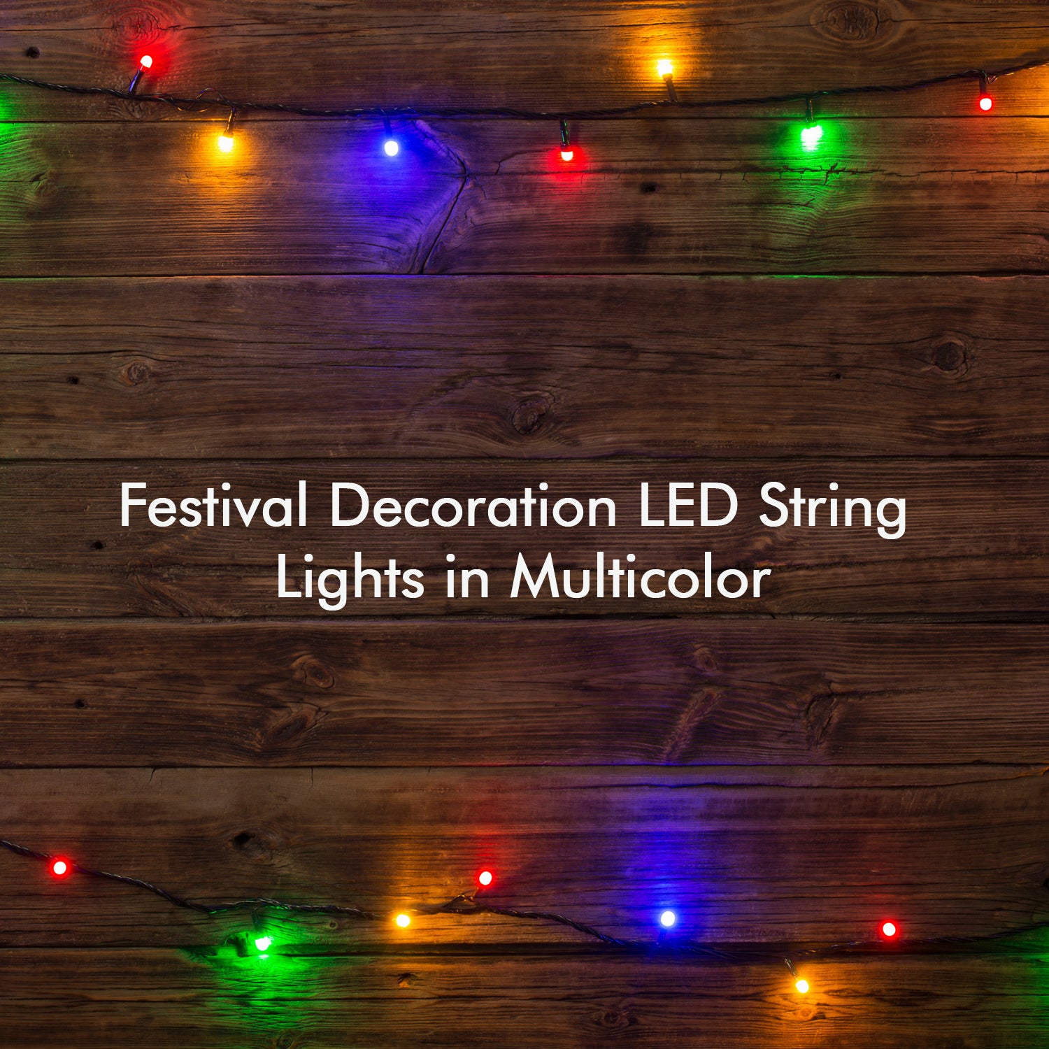 3Mtr Home Decoration Diwali & Wedding LED Christmas String Light Indoor and Outdoor Light .Festival Decoration Led String Light. Multi-Color Light (15L 3 Mtr)