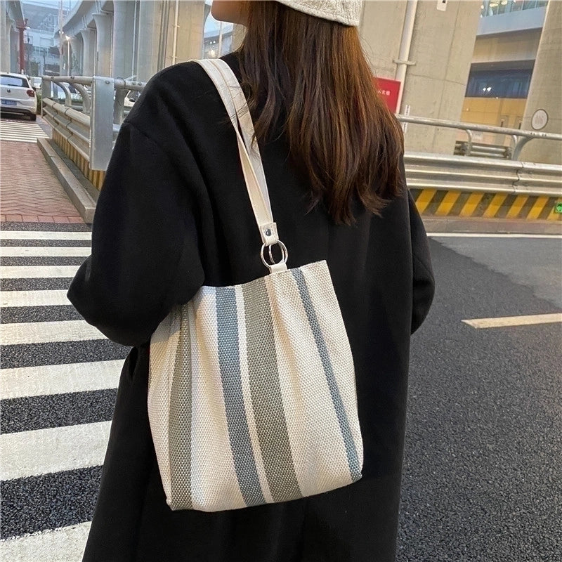 Small Canvas Streetwear Tote Bag