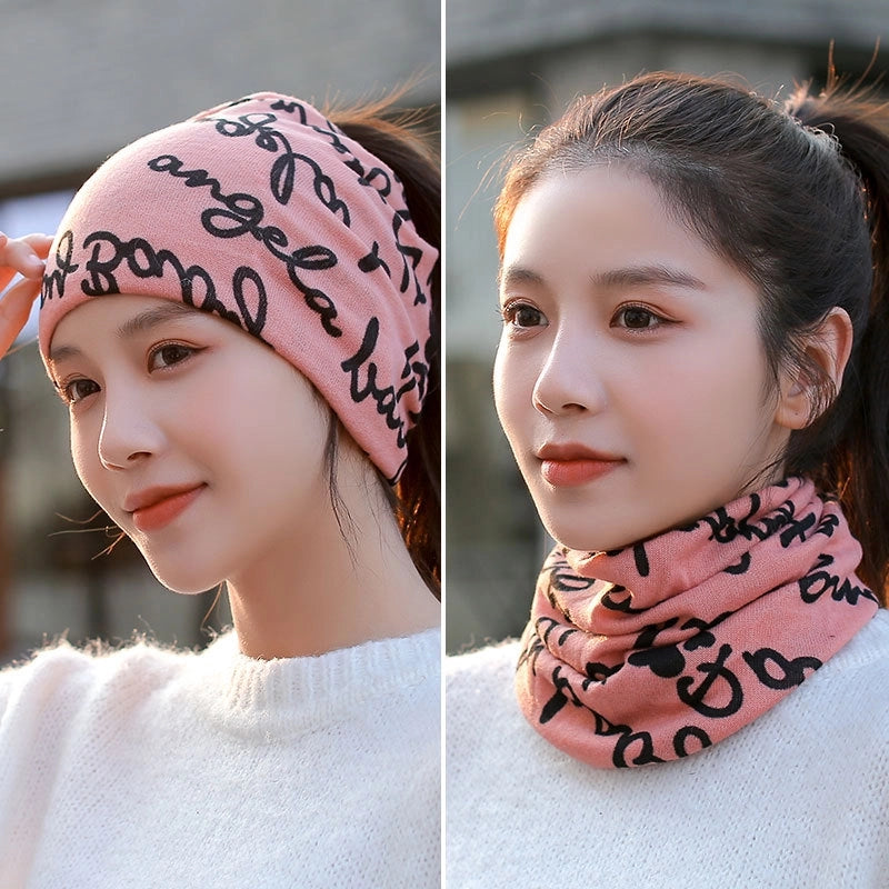 Unisex Casual Star Flower Polyester Scarf