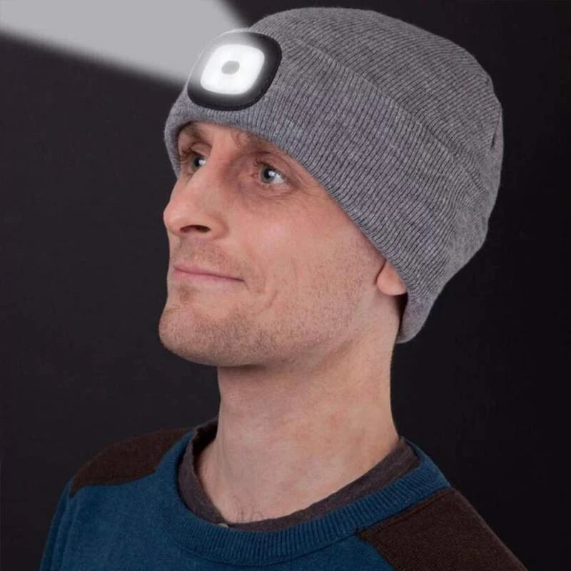 🔥LED Knitted Winter Beanie Hat