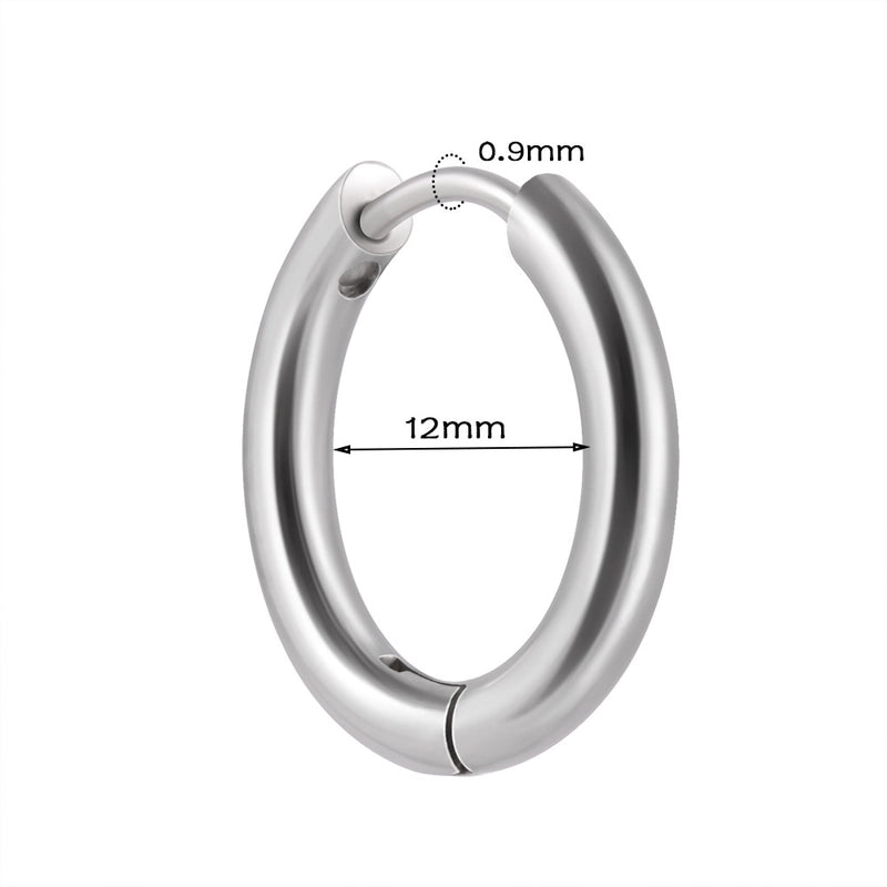 1 Piece Ear Cartilage Rings & Studs Casual Geometric 304 Stainless Steel Plating
