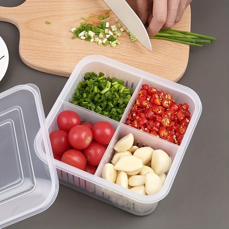 4X GRIDS REFRIGERATOR STORAGE BOX