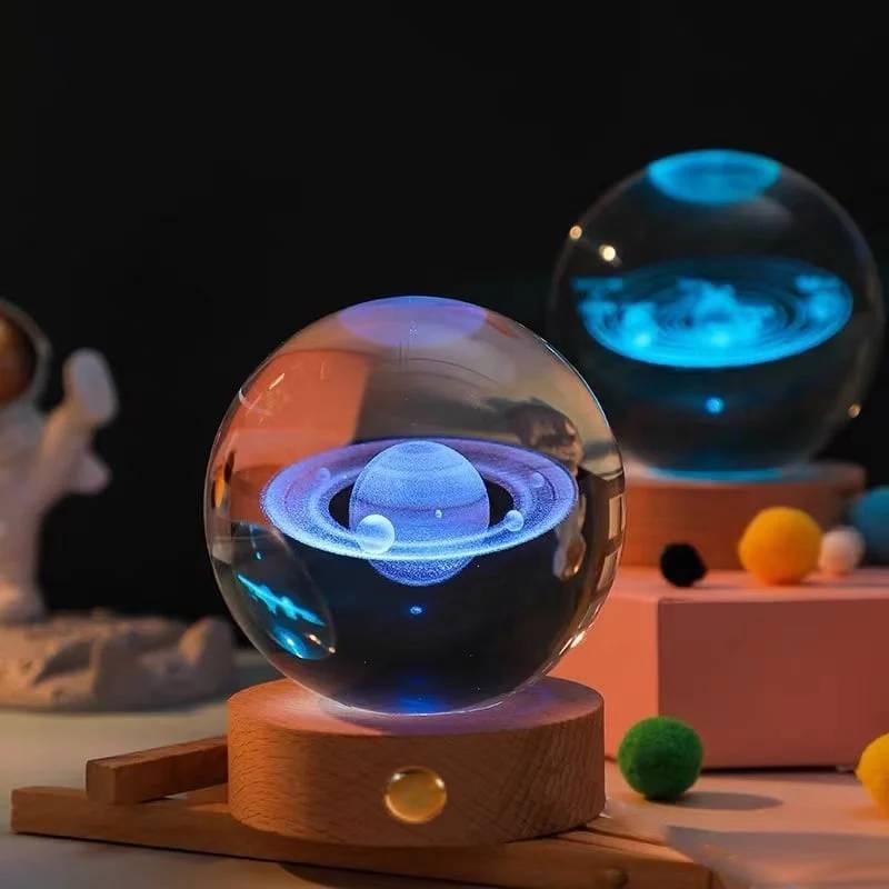 Hot Sale - 3D Planet Crystal Ball-Free Shipping