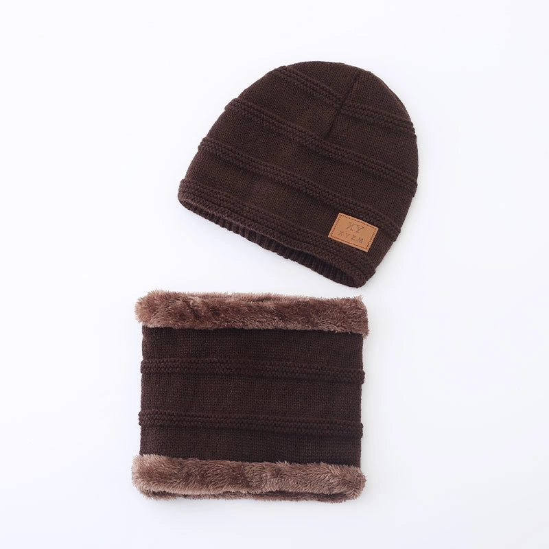 Kid's Men's Minimalist Letter Wool Cap