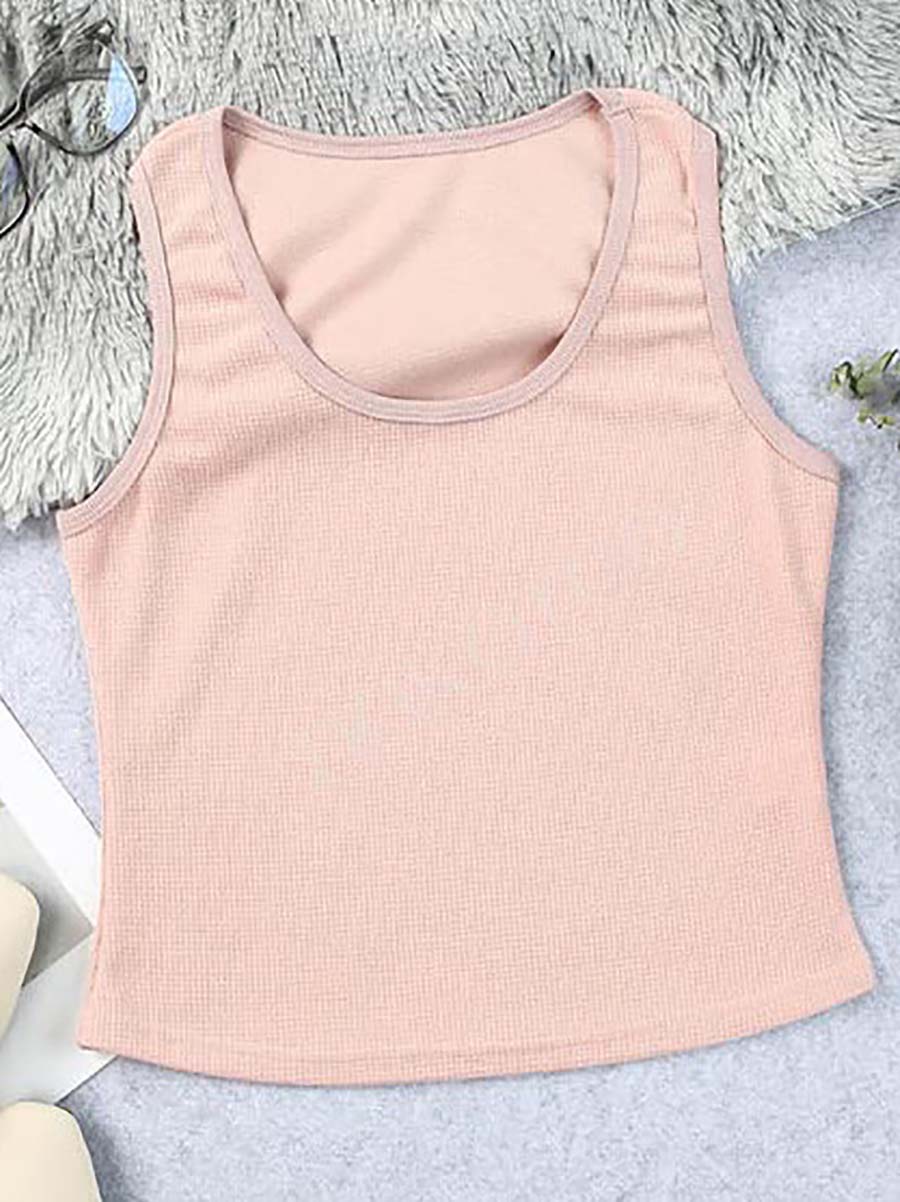 Solid Color Comfortable Casual Vest