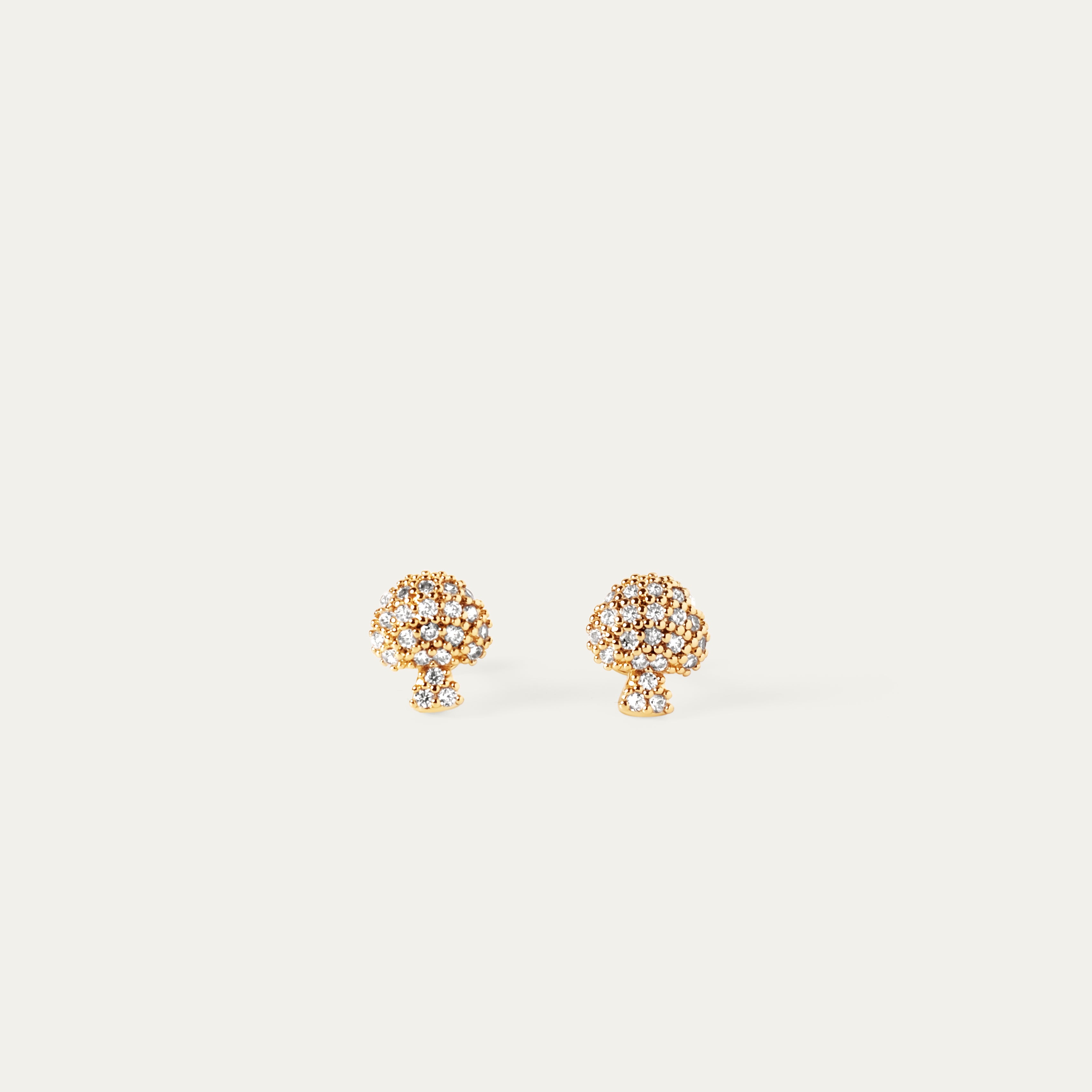 Shru CZ Studs (18K Gold Stainless Steel)