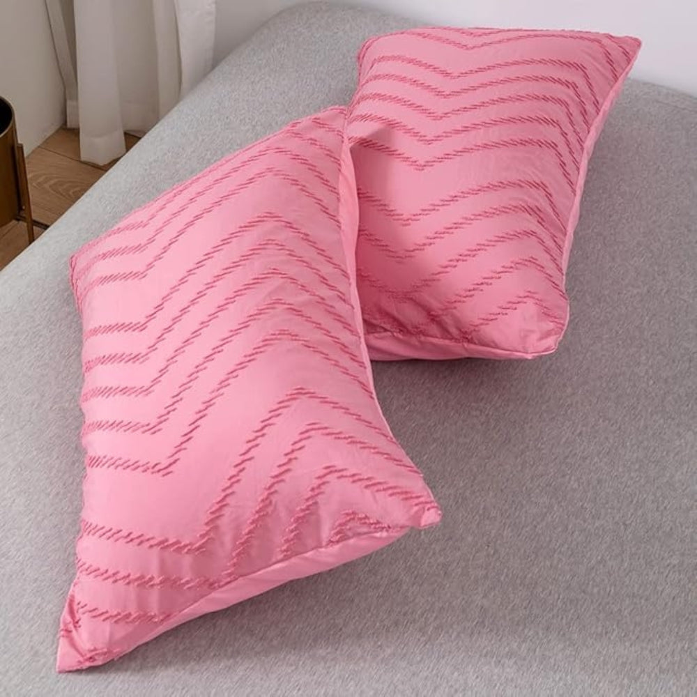 Chevron Plush Quilted Blanket | 3pcs Set