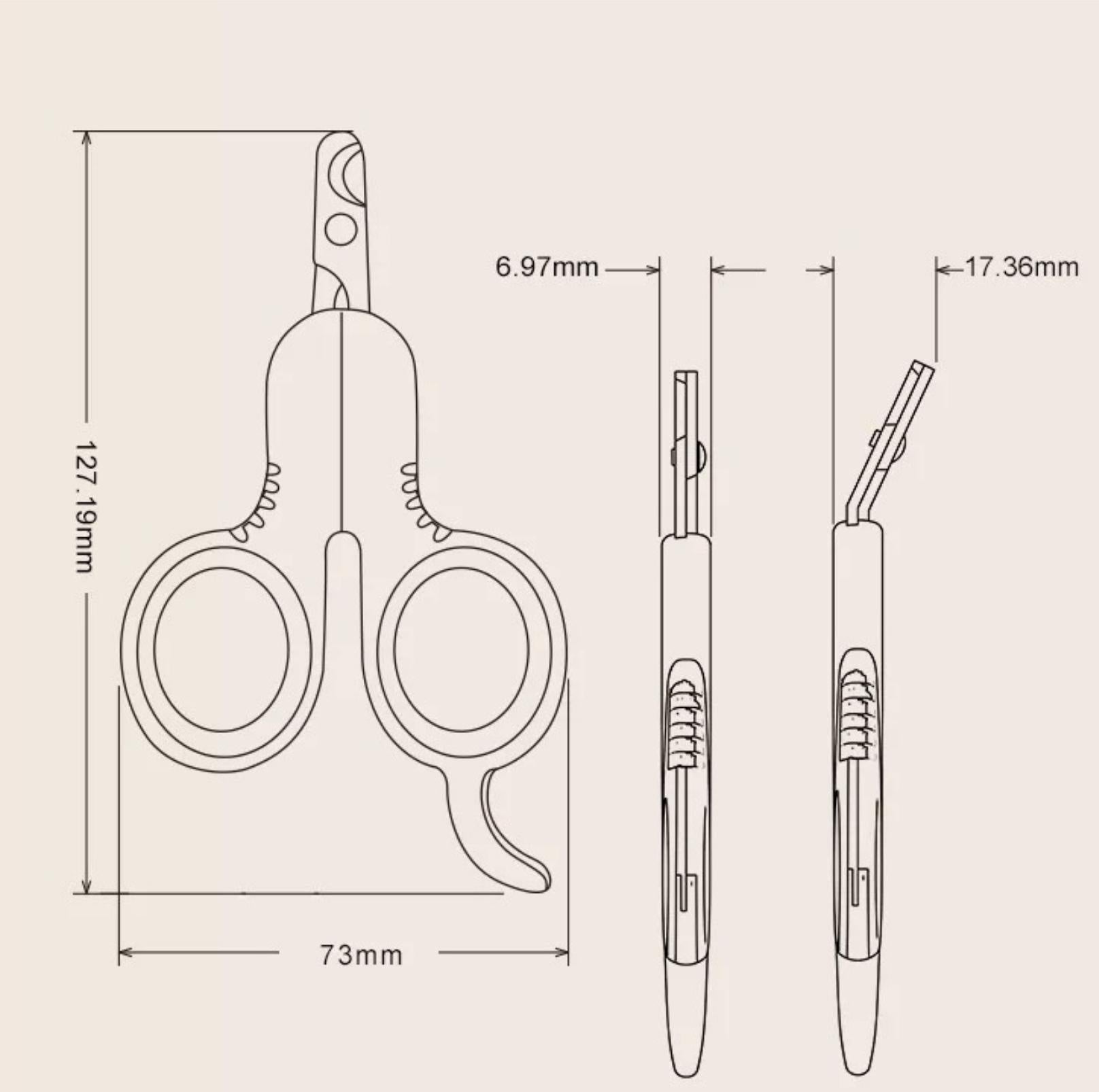 Pakeway Q Shape Pet Nail Clippers