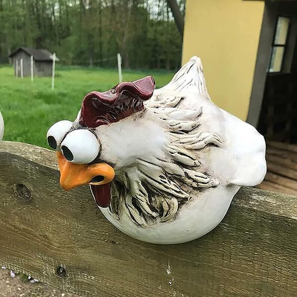 🔥49% OFF🔥Funny Chicken Garden Fence Decoration