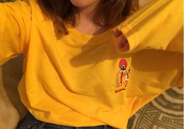 McDonald KFC Long Sleeve Tee