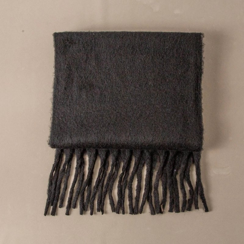 Brown Striped Scarf Women's Autumn And Winter  Trendy Winter Warm Imitation Cashmere Windproof Scarf For Students