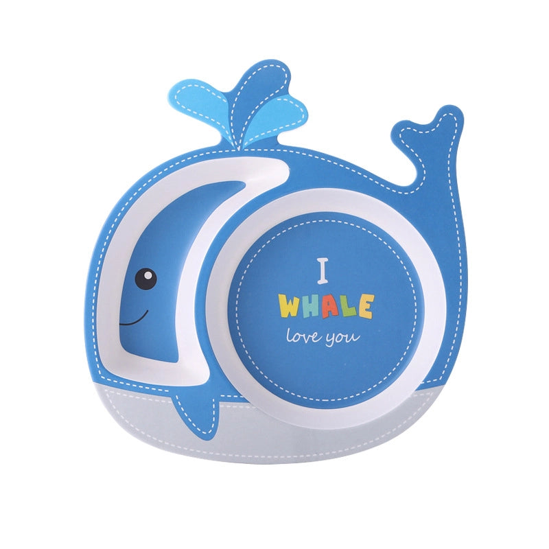Cute Cartoon Baby Eco-friendly Divider Plate