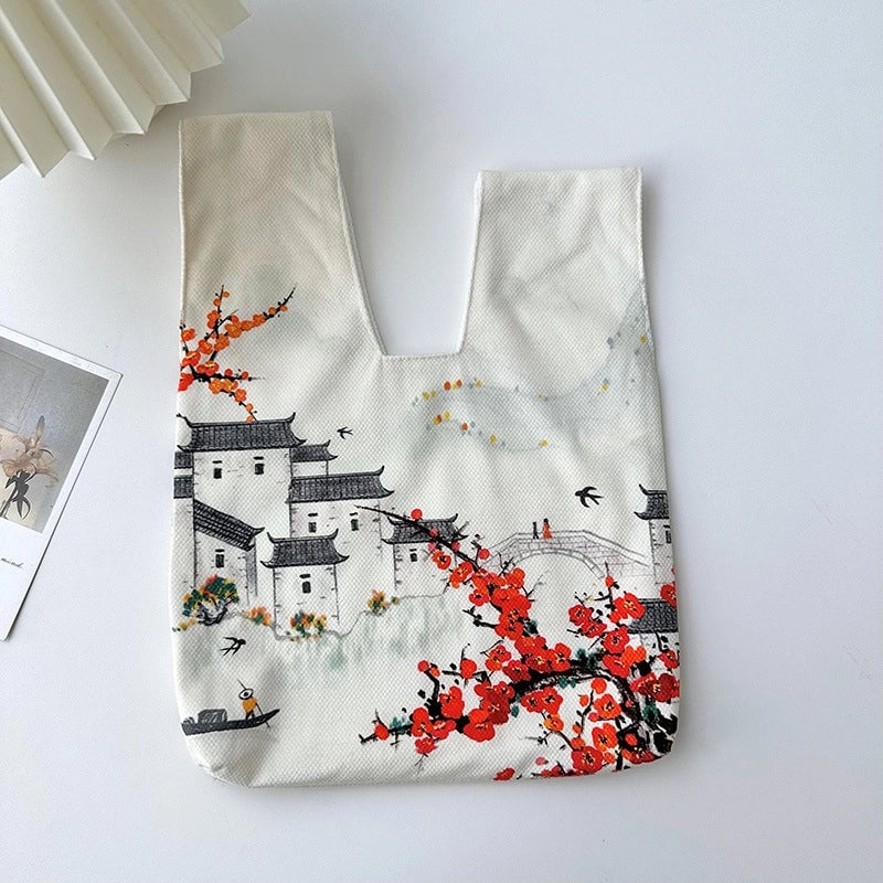 Women's Medium Polyester Color Block Streetwear Square Open Handbag