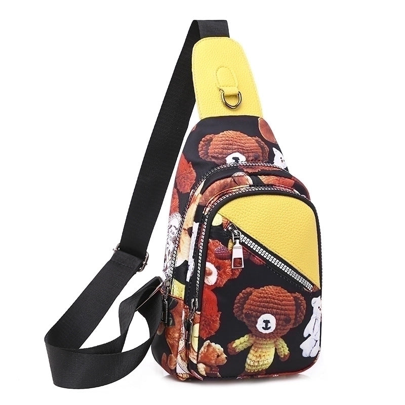 Women's Vintage Style Solid Color Nylon Waist Bags
