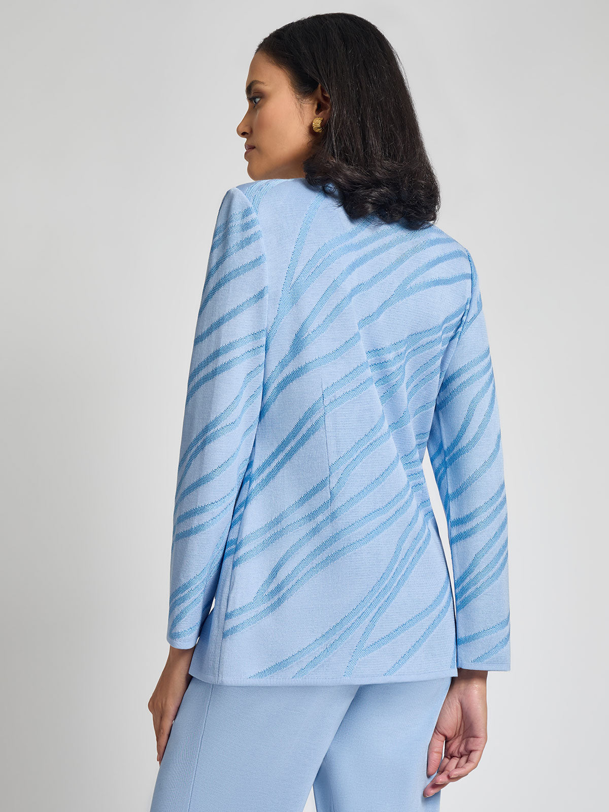 Heritage Tonal Abstract Knit Jacket - Vanity Fit