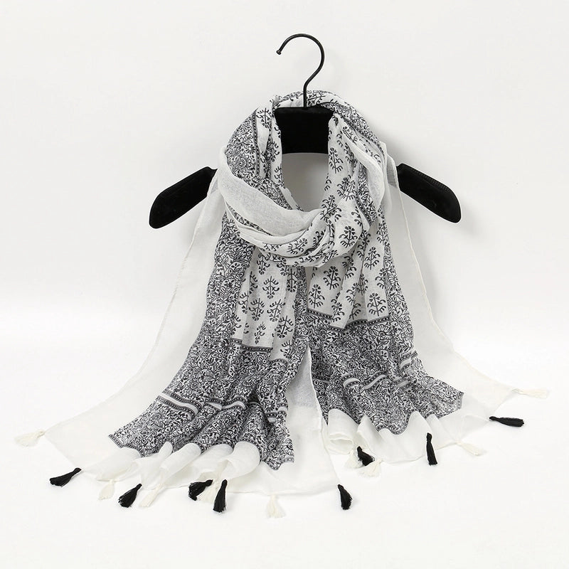 Unisex Vacation Sweet Geometric Polyester Scarf