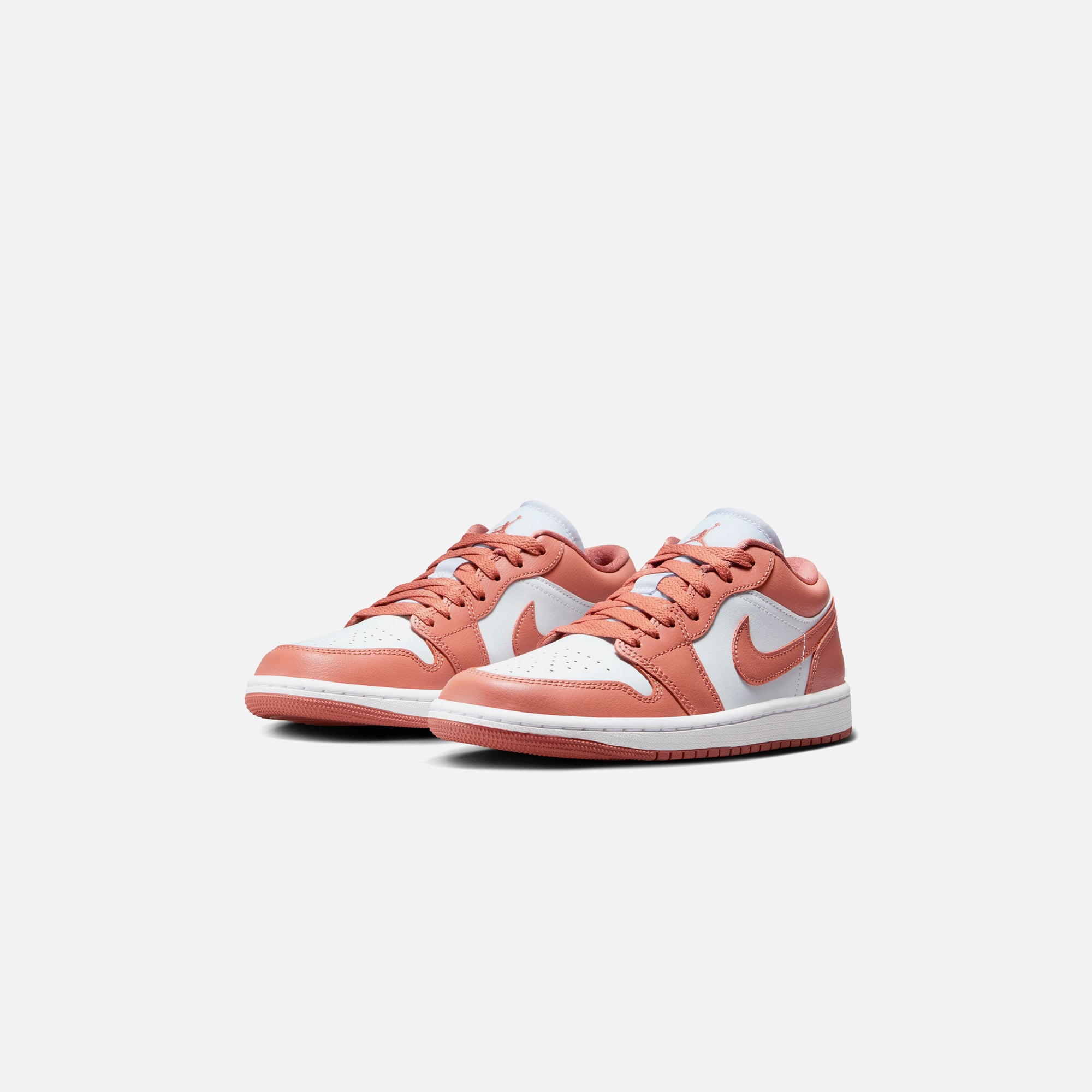 Jordan WMNS Air Jordan 1 Low - Pure Platinum / Sky J Orange / White