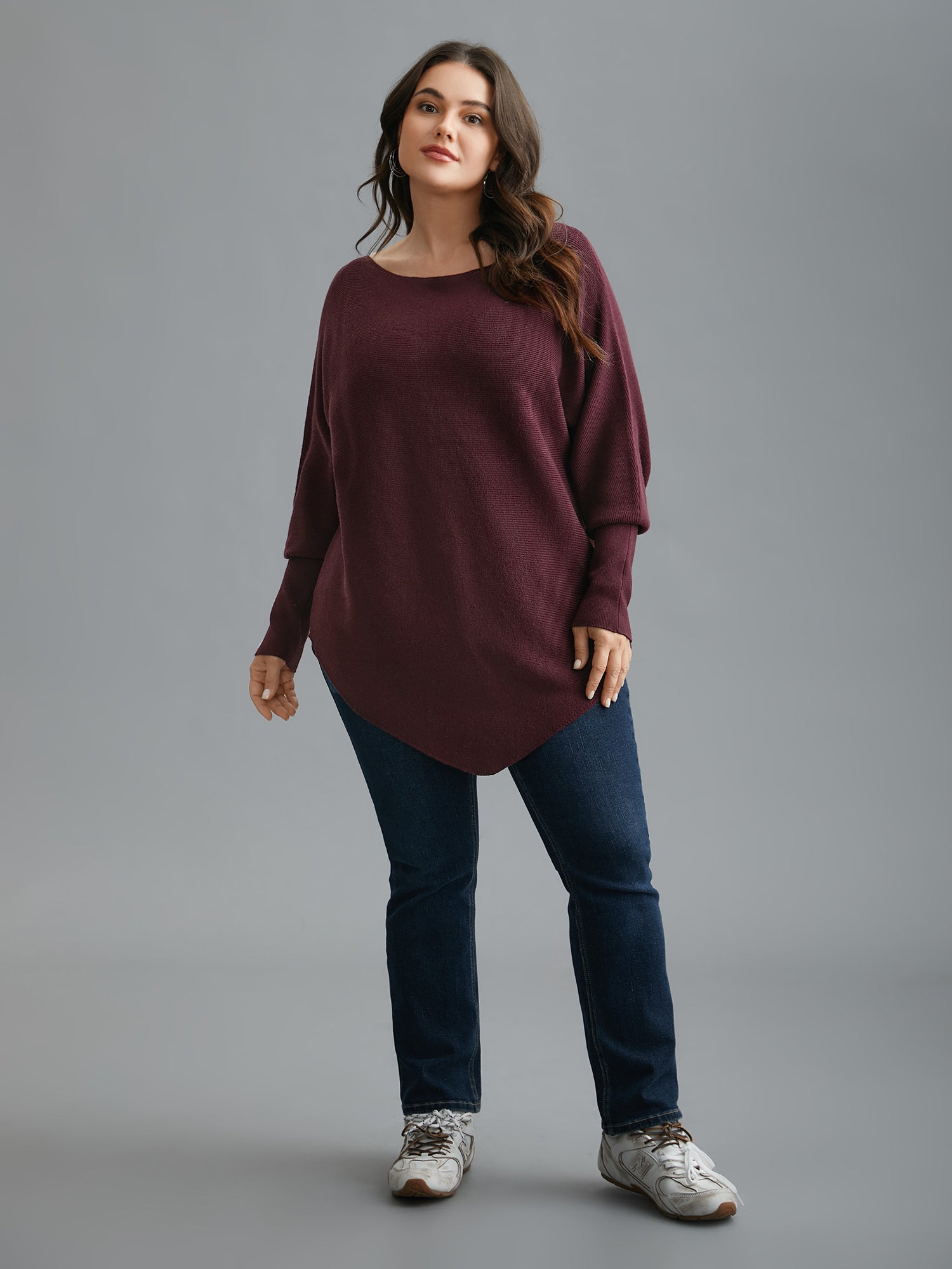 Supersoft Essentials Solid Dolman Sleeve Pullover