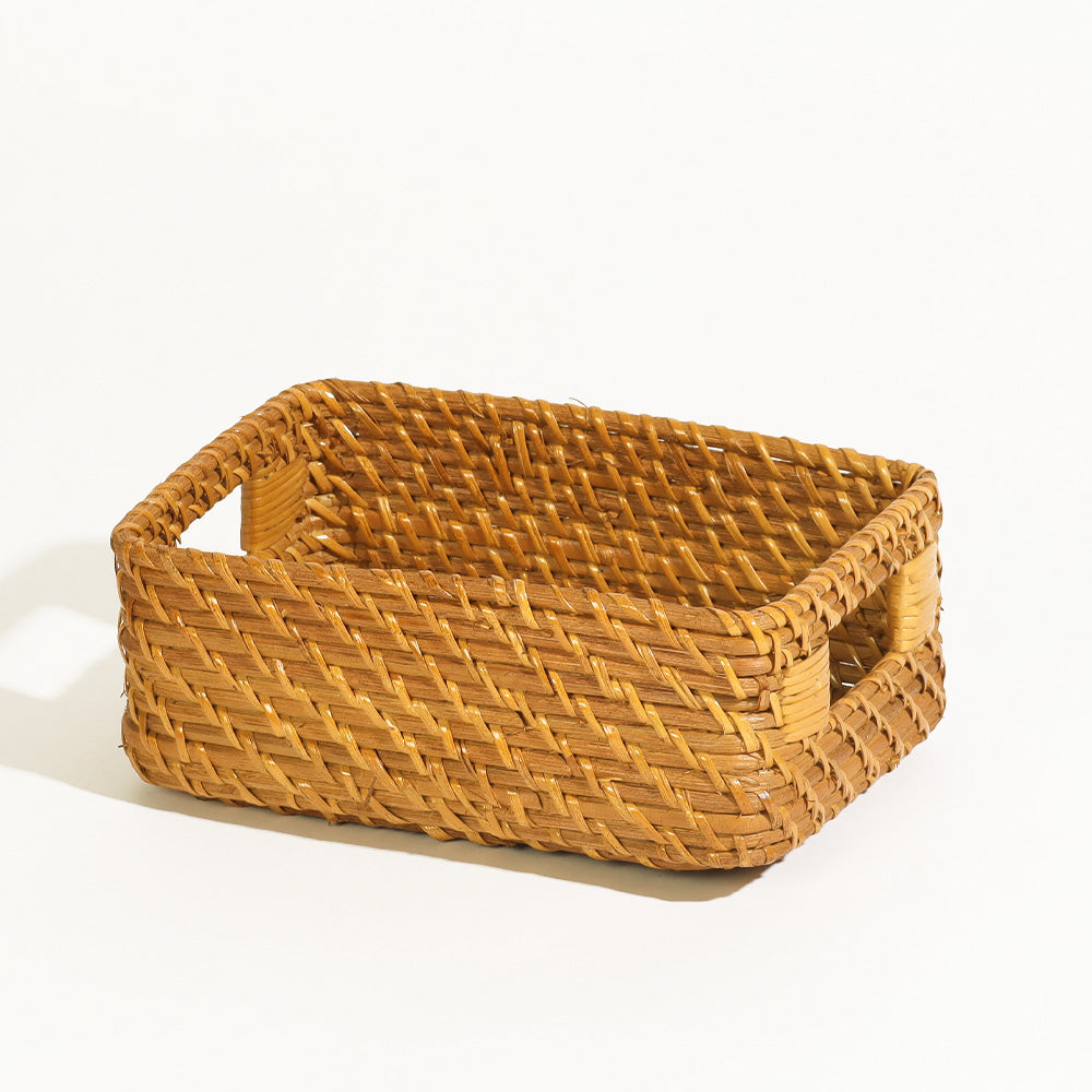 Vitta Rattan Storage Basket Small - Natural