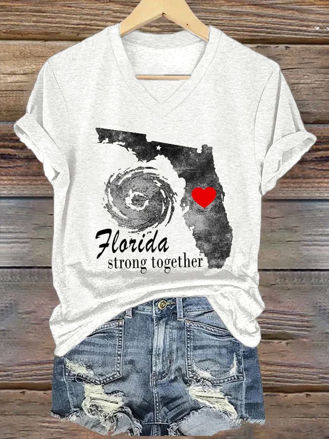 Women's Florida Strong Together Print T-Shirt