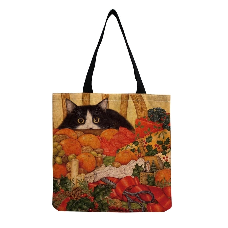 Women's Cute Cat Shopping Bags