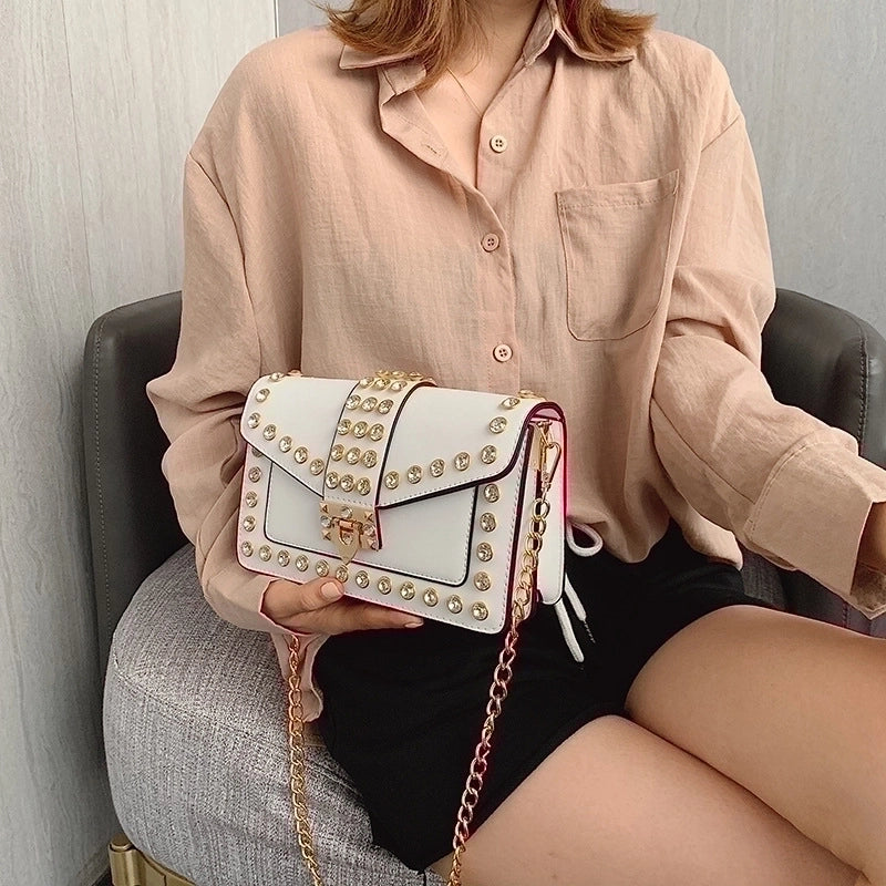 Small Pu Leather Square Bag Crossbody Bag Shoulder Bag