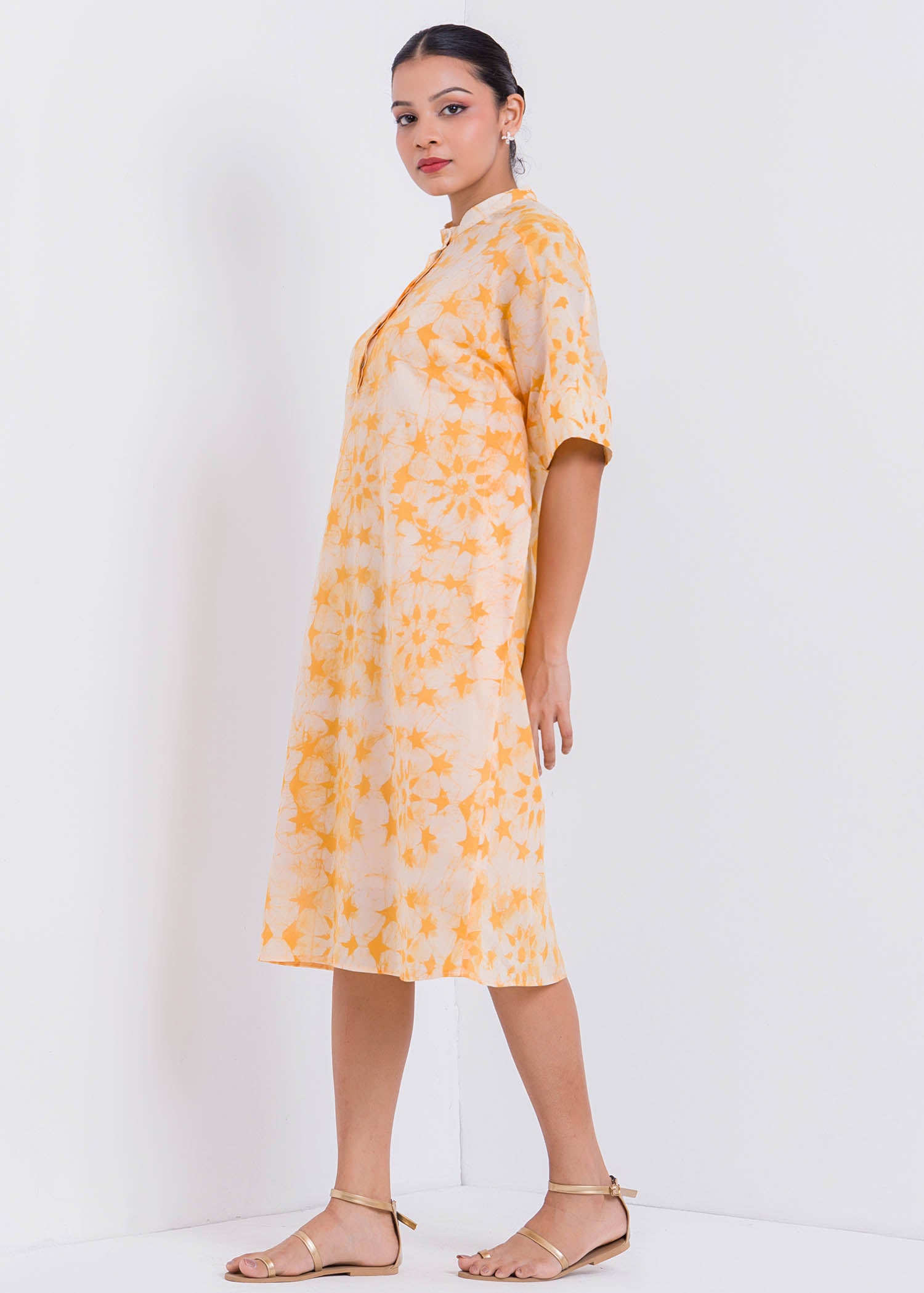 Batik Kaftan Dress