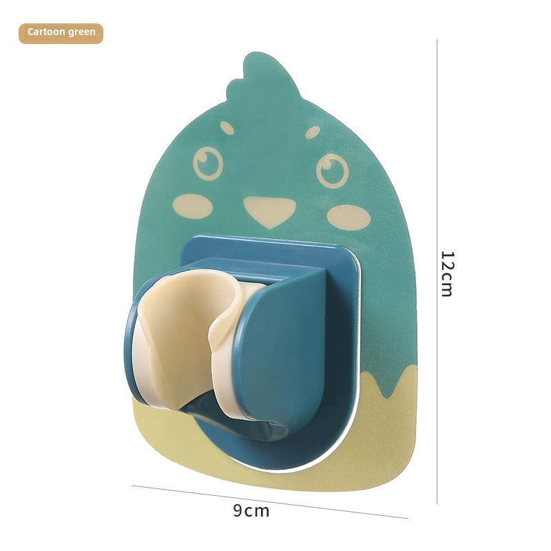 Shower Bracket Punch-free Sprinkler Hanging Seat Fixed Artifact Adjustable Lotus Flower Shower Base For Children In Bathroom