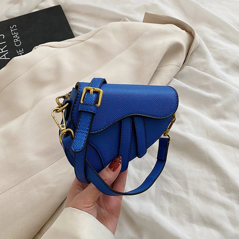 Summer New Candy Color Hand Carrying Messenger Saddle Bag
