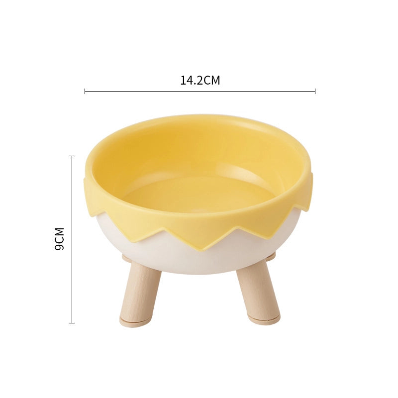 Minimalist Classic Style PP Stainless Steel Polka Dots Checkered Pet Tableware