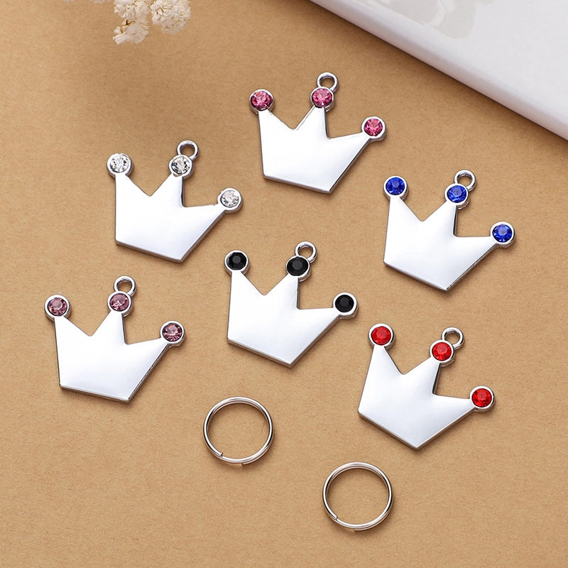 Minimalist Metal Crown Pet Accessories
