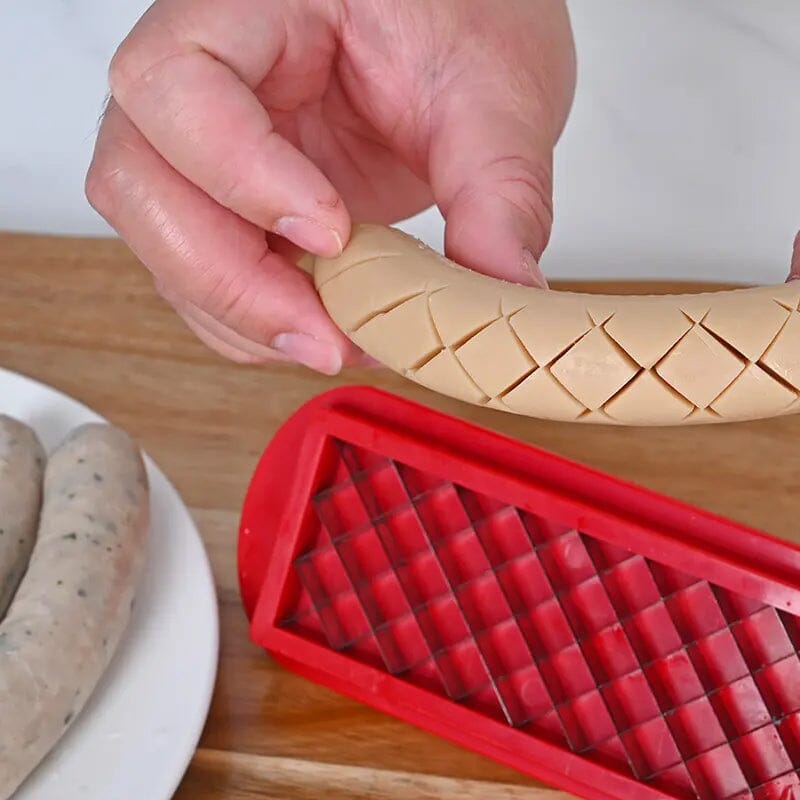 Perfect Criss-Cross Slots Hotdogs Slicer