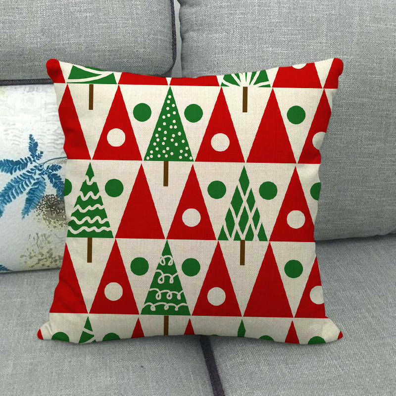 18 Cojines Merry Xmas Couch Throw Pillow Cover Case Home Sofa Decor Pillowslip