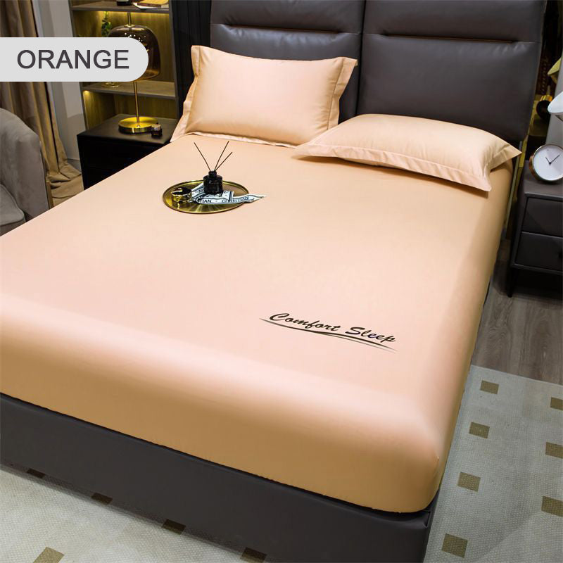 💥Last Day Sale 49%OFF🔥Summer Ice Cooling Silky Bed Fitted Sheet Pillow Cover🛏️