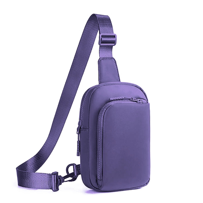 Unisex Basic Solid Color Polyester Waterproof Waist Bags