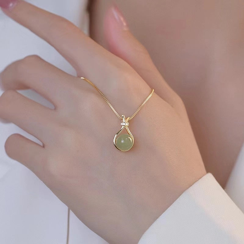 Sweet Minimalist Star Heart Shape Bow Knot Titanium Steel Zircon Plating Inlay Pendant Necklace