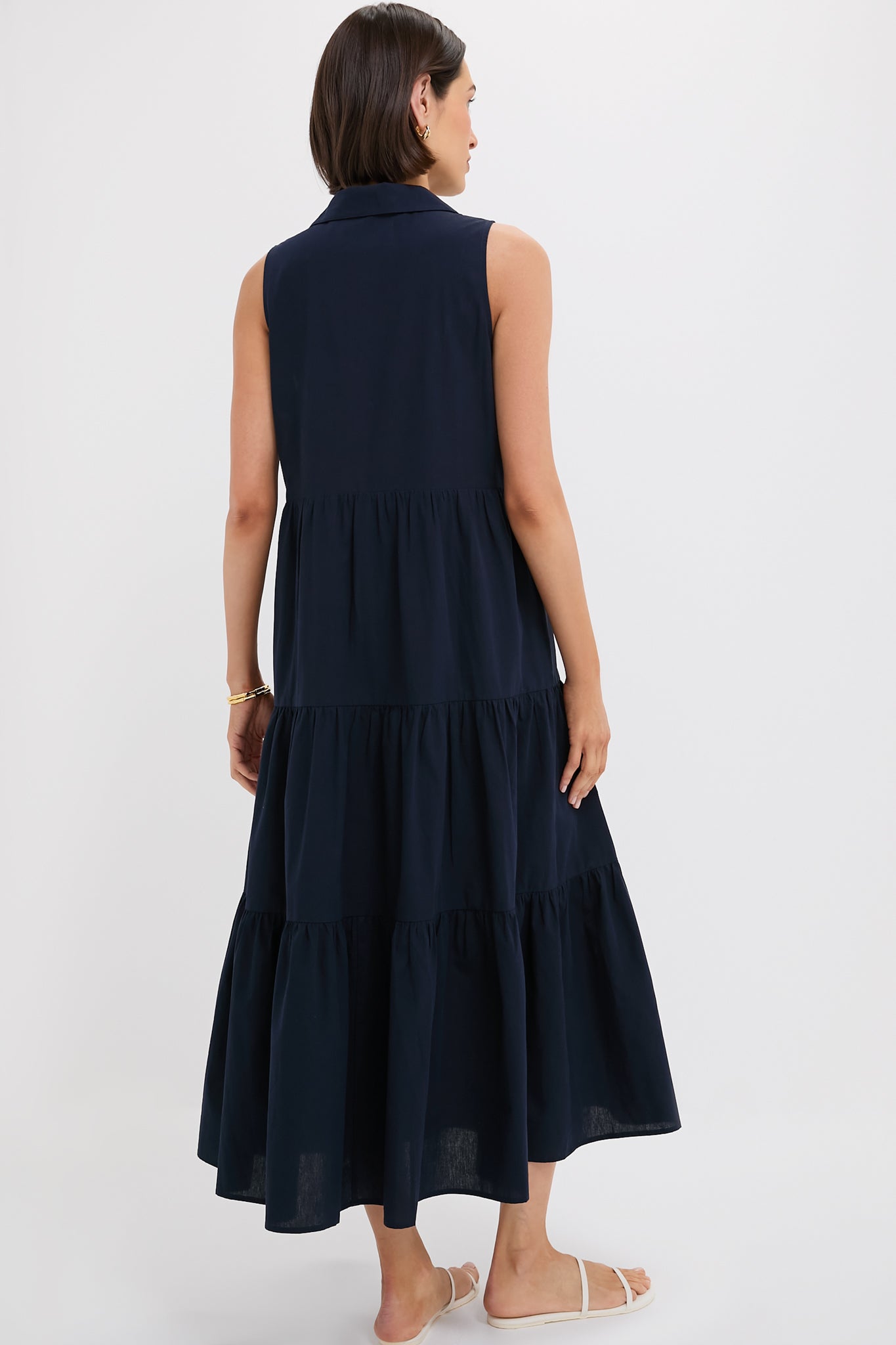 Navy Sleeveless Mabel Maxi Dress