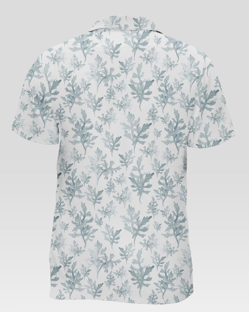 Little Plants Printed Cotton Shirt